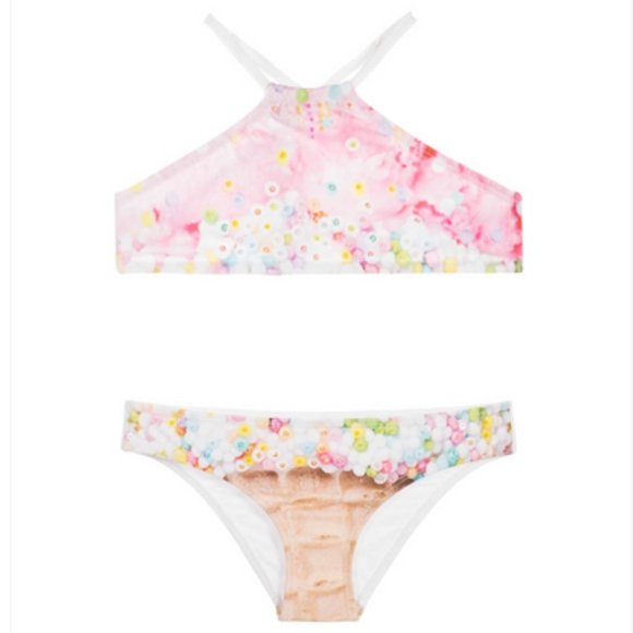 PilyQ Girls Ice cream Bikini Set